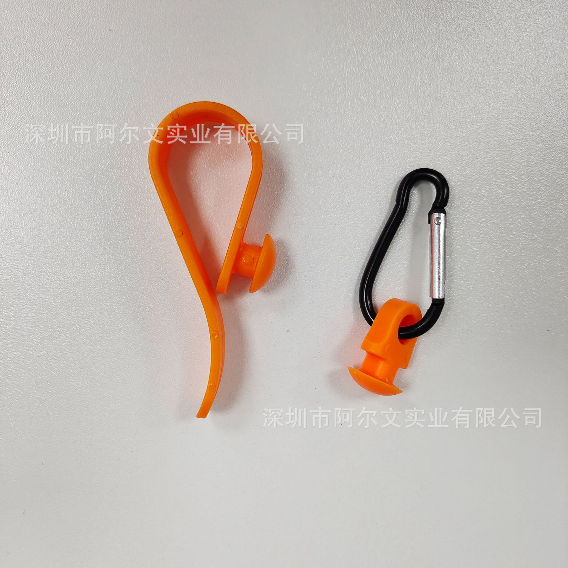 오렌지 후크 + 오렌지 버섯 머리 + 카라비너