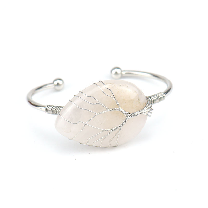 Fashion Water Droplets Crystal Plating Bangle 1 Piece