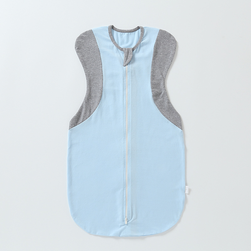 Blue cotton uniform sleevless