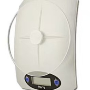 2020 nueva escala de cocina KE - 5, escala electrónica, escala de horneado de vidrio 5kg / 1g