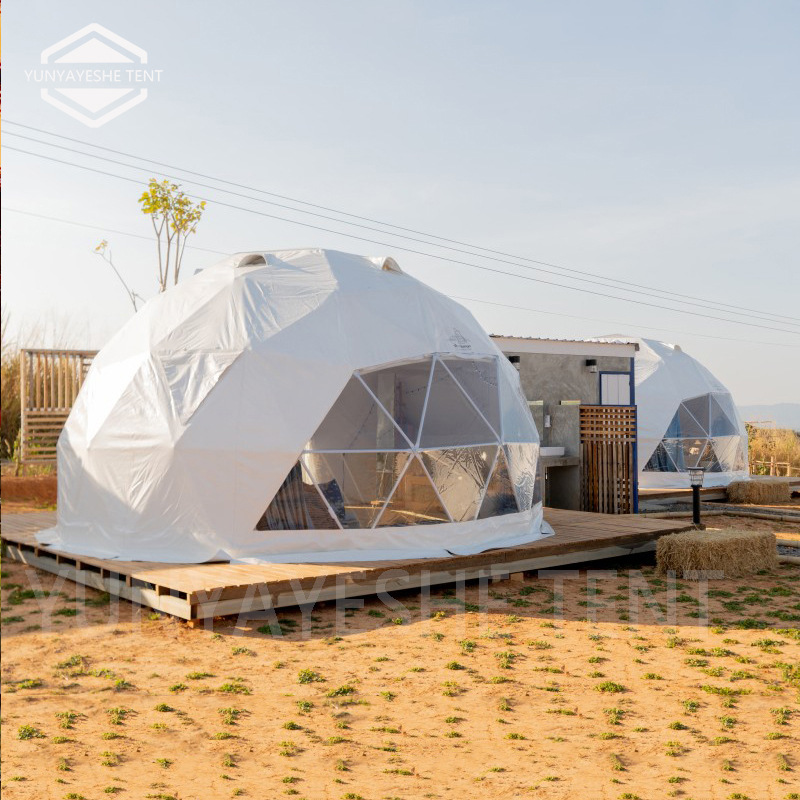 广州云雅野奢篷房厂家出售PVC星空帐篷 户外民宿露营球形软包酒店