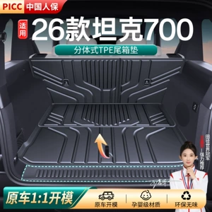 Suitable for 26 models of Tank 700 New Energy Hi4-t/Hi4-z trunk mat interior accessories TPE trunk mat