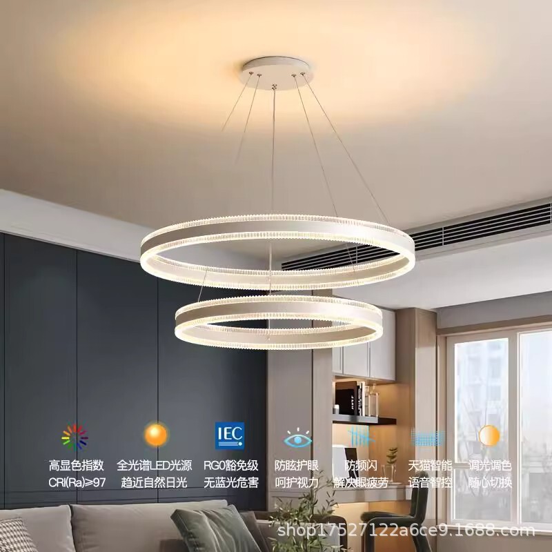 Directly from the Manufacturer: Living Room Chandeliers with a Modern, Light Luxury, High-End Feel; Main Chandeliers for Halls; Custom Chandeliers for Duplex Living Rooms