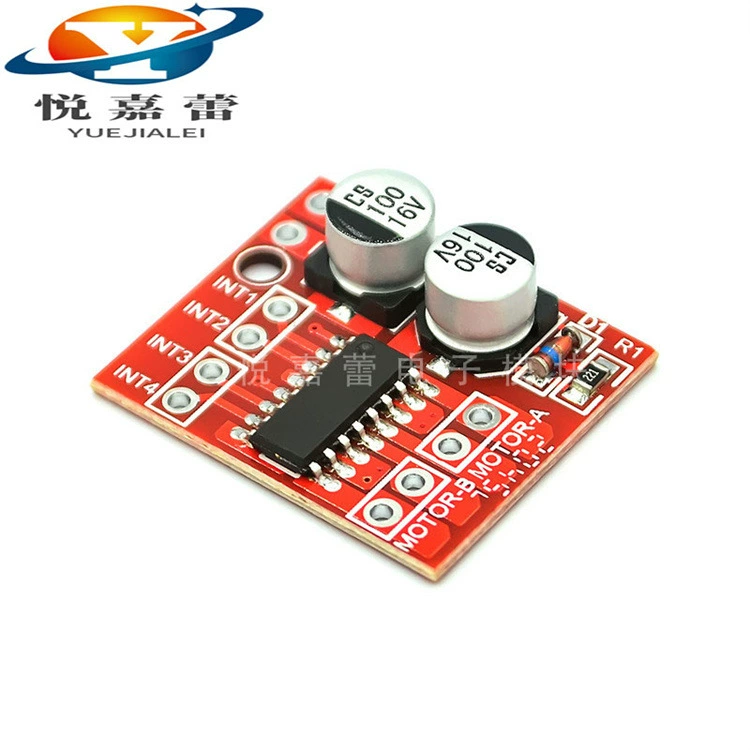 2-ходовой модуль привода двигателя постоянного тока, прямое и обратное Управление скоростью PWM, двойной шаговый двигатель H-моста Mini Super L298N
