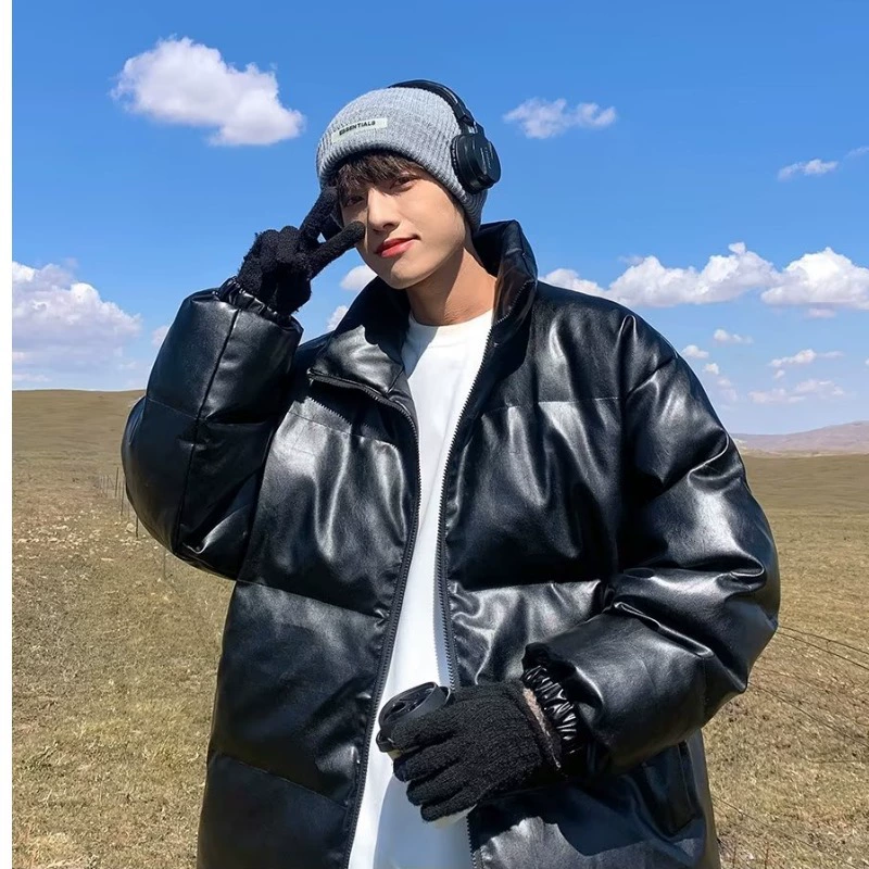 Pupi хлопчатобумажная одежда мужская зима 2023 новая модная утолщеная хлопчатобумажная одежда высокого уровня