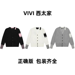 薇薇VIVI西太家土星秋冬新款学院风百搭混纺针织开衫毛衣女生款