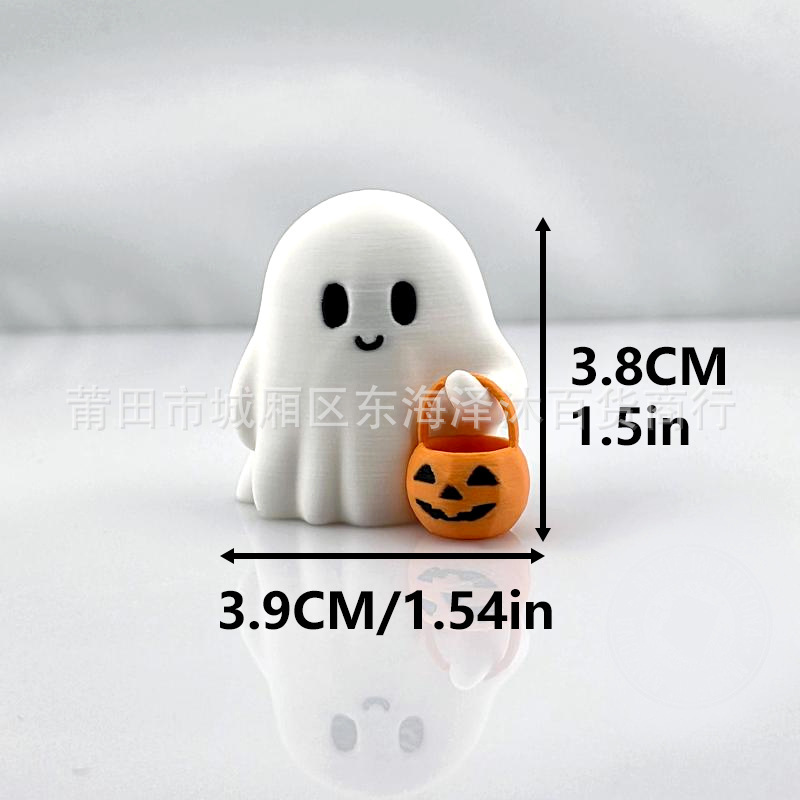 ハロウィンゴーストクリエイティブ 3D プリント装飾品面白い小さなゴーストの形のギフトクロスボーダー新製品デスクトップ装飾品|undefined