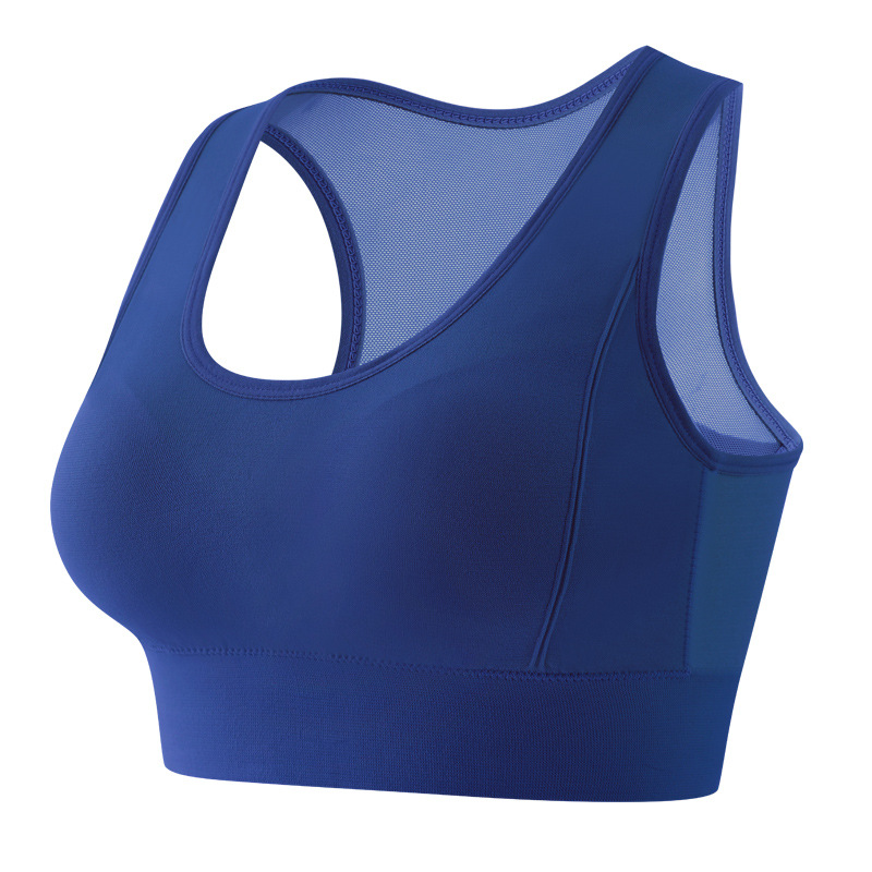 Ropa interior deportiva para mujer, a prueba de golpes y anti-caída, chaleco para correr con almohadilla para el pecho, ropa de fitness, sujetador de yoga de alta intensidad de primavera, bra