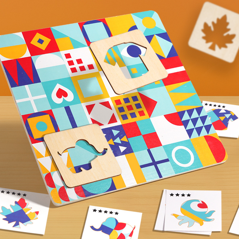 Cross-Border Popular Sewing Expert Color Recognition Party Game, Thinking Logic Battle, Spatial Imagination Educational Toy