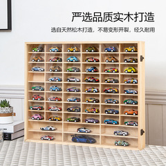 現物壁掛け式木製多層小型自動車展示棚小型自動車収納格壁玩具棚