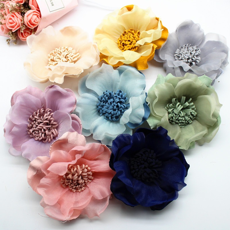 New spring collection tassel hair accessories, DIY fabric flower accessories, shoe decoration materials, and accessory materials wholesale from manufacturer