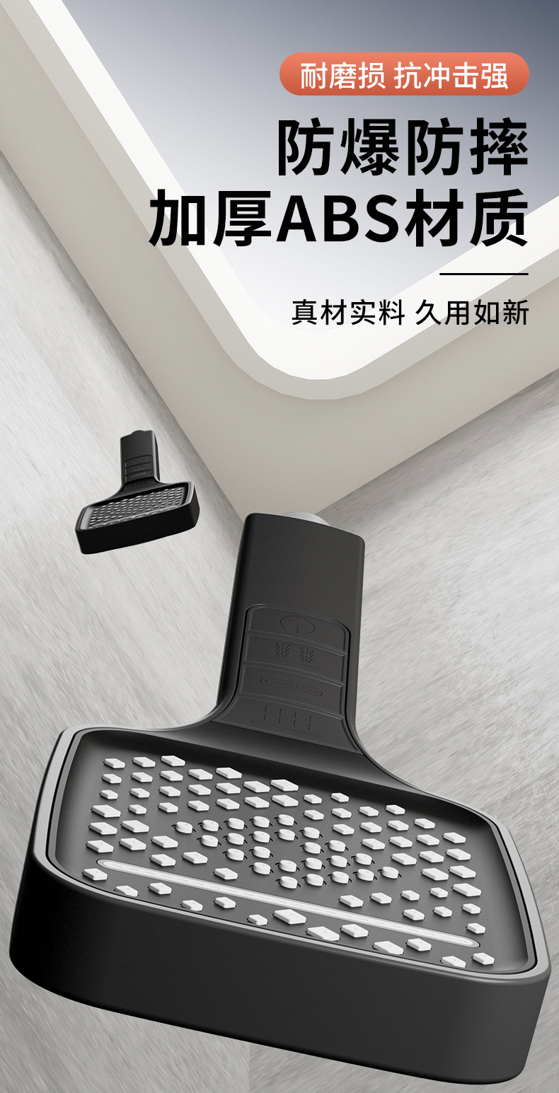 Pressurized showerhead, high-pressure shower head, handheld, universal, super powerful bathroom heater, shower head set with seven buttons undefined