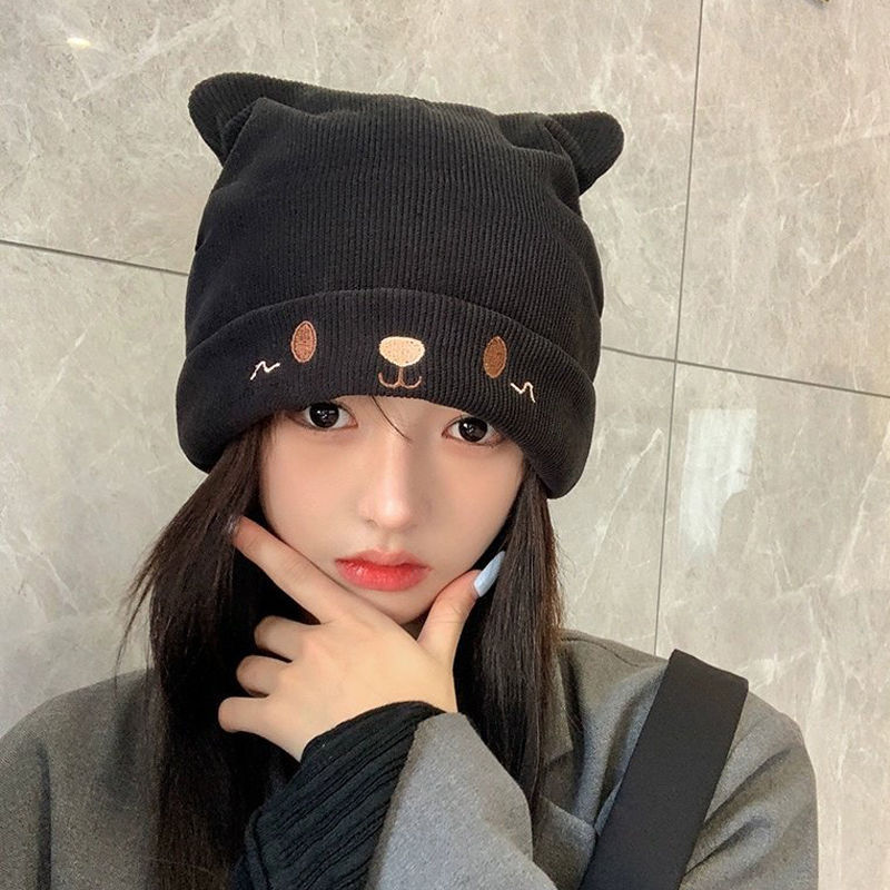 Grobstrick Damen Beanie Mütze Für Den Winter Mit Weichem Sitz_voghion.com