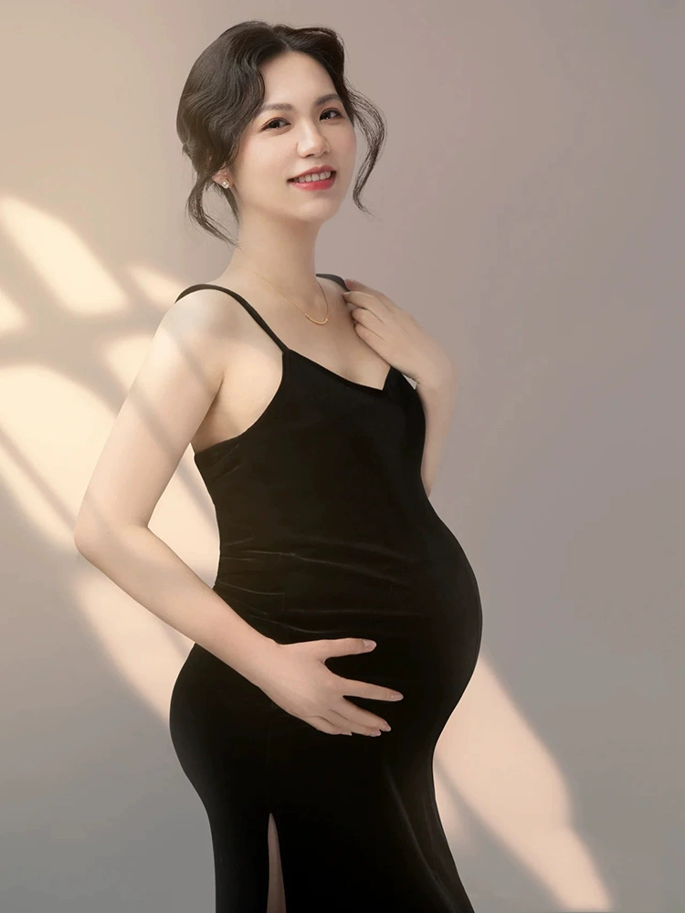 Одежда для беременных для фотосессий и домашней съемки, модельная одежда для беременных, одежда для съемки с большим животом