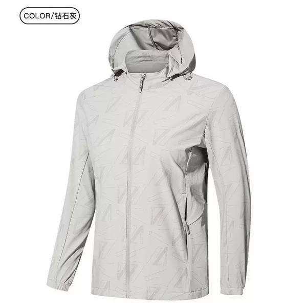 Dijia Brand Breathable Soft Comfortable Skin Jacket for Men, Sun Protection Jacket for Women, Waterproof Outdoor Unisex Thin Jacket