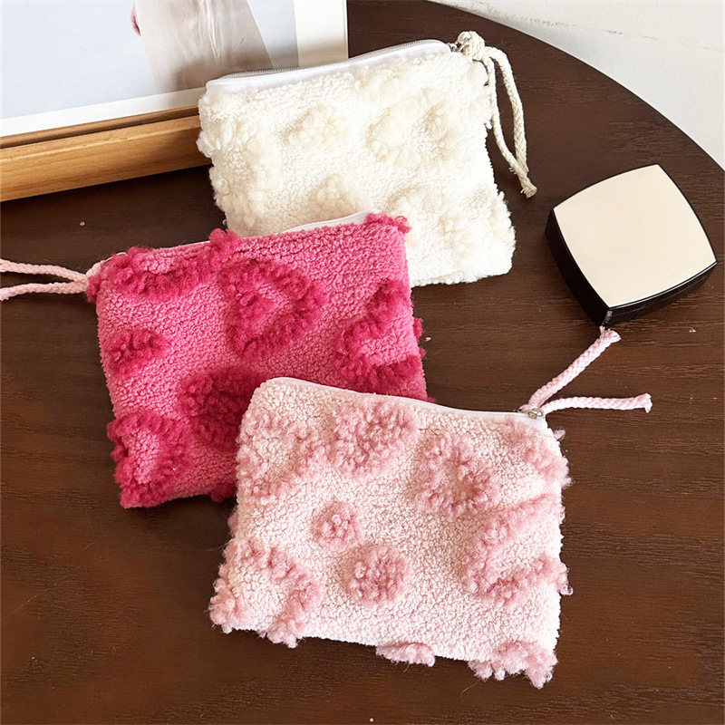 Nuevo estilo transfronterizo bolsa de almacenamiento de lavado de amor bolsa de cosméticos bolsa de lápices de almacenamiento para estudiantes de gran capacidad de alto valor comercio exterior al por mayor
