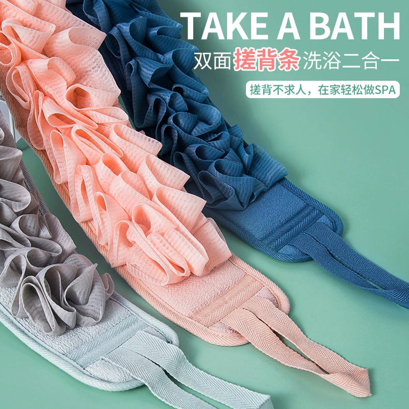 Банное полотенце банный артефакт полоска для натирания спины Банный цветок два-в-одном банное полотенце женский Баня спинка специальная крупная песчаная полоска для дома