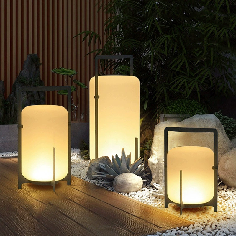 Солнечная уличная лампа для двора, перезаряжаемая портативная настольная лампа, атмосфера для кемпинга, обеденная настольная лампа, торшер для террасы, газона