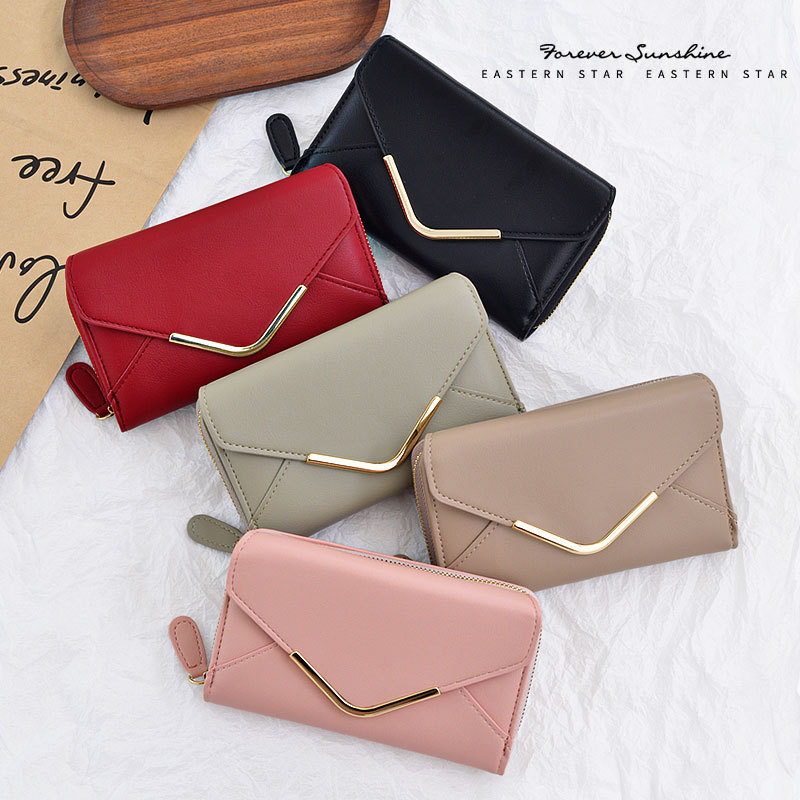 Mini Cartera para Mujer con Cremallera y Múltiples Tarjetas