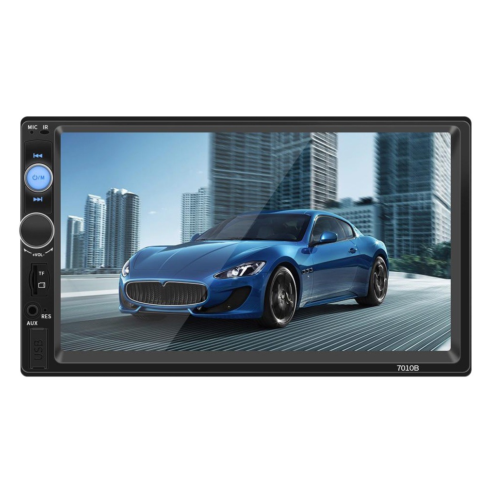 Un solo lingote de 7 pulgadas para coche Bluetooth MP5 reproductor HD pantalla grande imagen de marcha atrás coche control central tarjeta radio