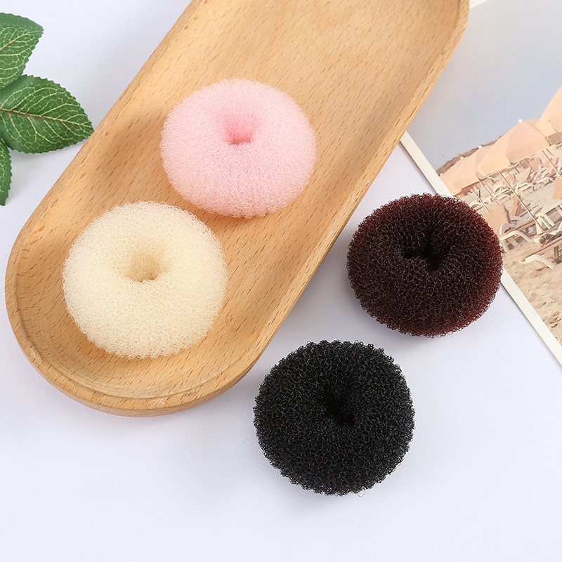 Meatball cabeza placa artefacto perezoso tejer donut pelo encaje francés simple bandeja esponjosa al por mayor