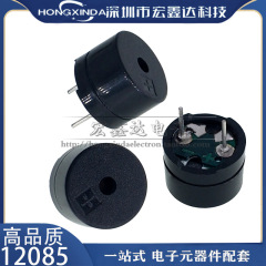 工場直販 12085 パッシブブザー 16 オーム 3v/5v 高品質ユニバーサルブザー、ピン付き、電磁式