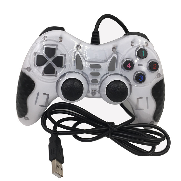 Fábrica al por mayor USB un solo jugador mando de juegos PC mando de juegos multi-botón mando de juegos de fútbol en vivo