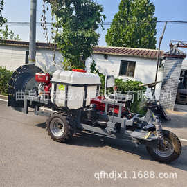 扇形打药机 果园除虫风送式打药机 柴油乘坐式喷药机图片