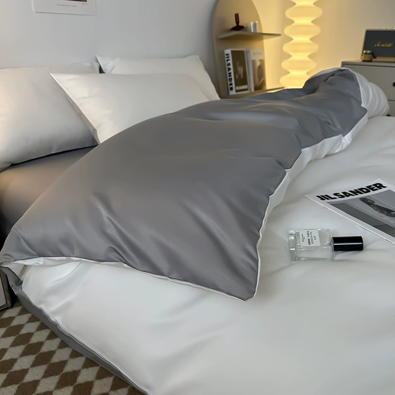 Высококачественный легкий и экстравагантный чистый цвет стирки и ледяной шелк