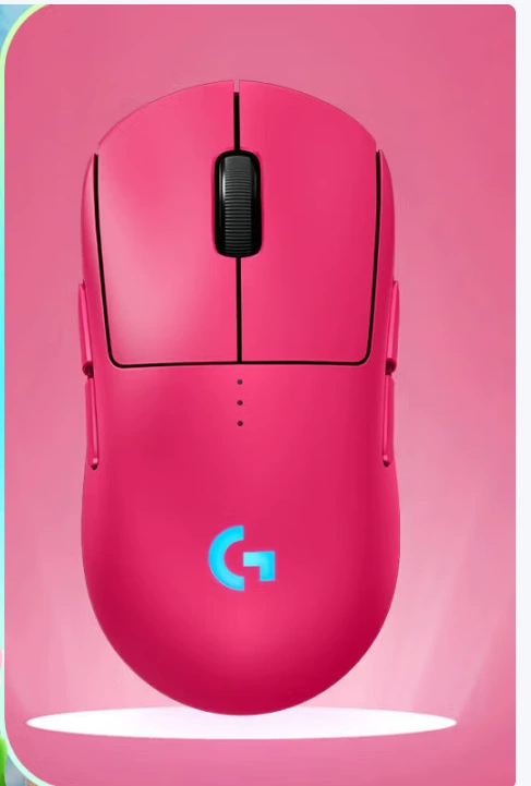 Logitech, беспроводная мышь, фуксия набор зарядки