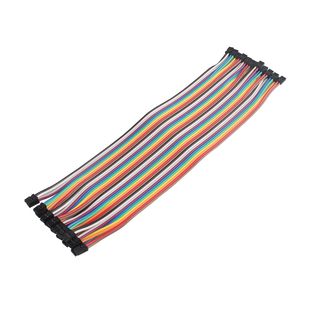 Zde 40 Stück 20cm Jumper Wire Cable Breadboard Flachbandkabel