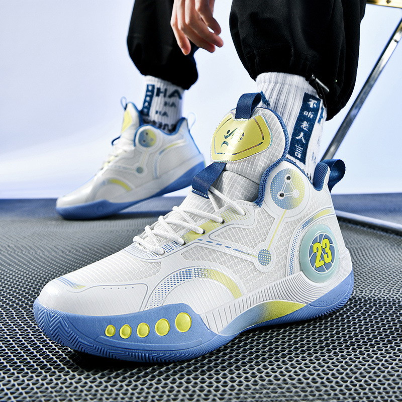 Kobe basketball shoes men's spring and autumn new student professional combat shock-absorbing high-top sneakers youth running sneaker