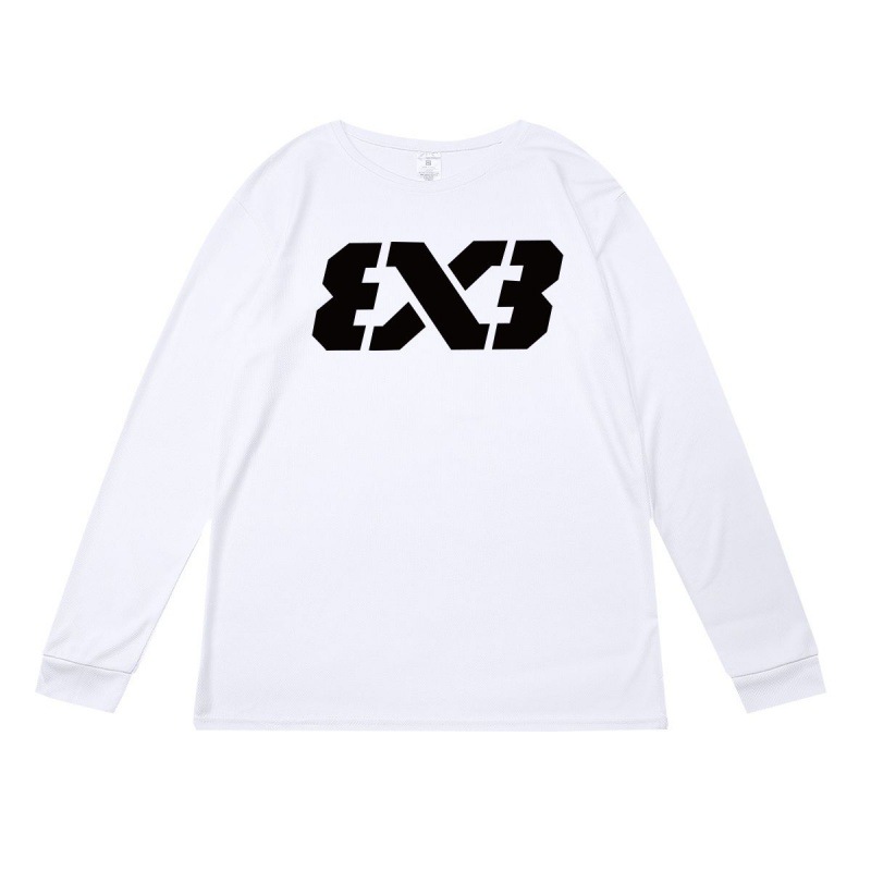 속건 3 개 × 3 개의 흰색 긴소매 (블랙 라벨)