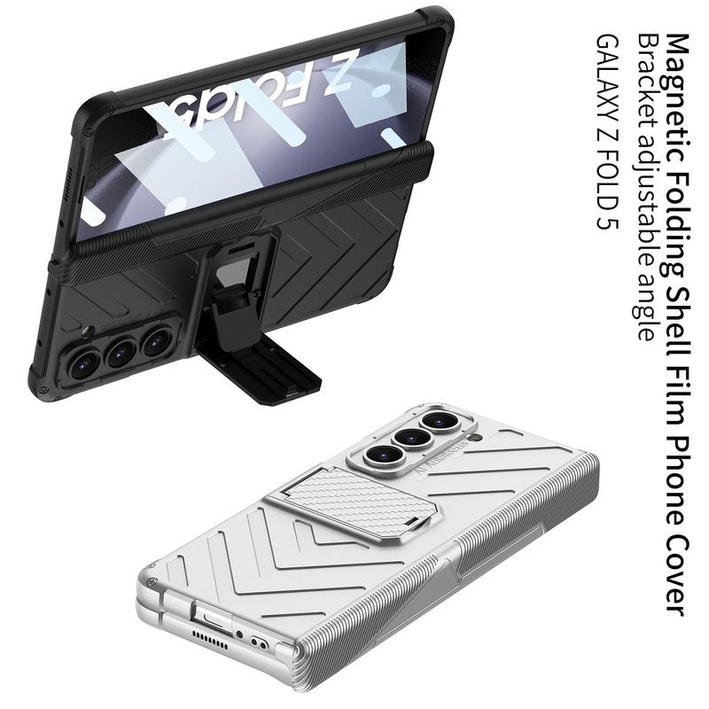 Amazon a generation of hair for Samsung ZFold5 magnetic armor bracket mobile phone case magnetic hard shell full package