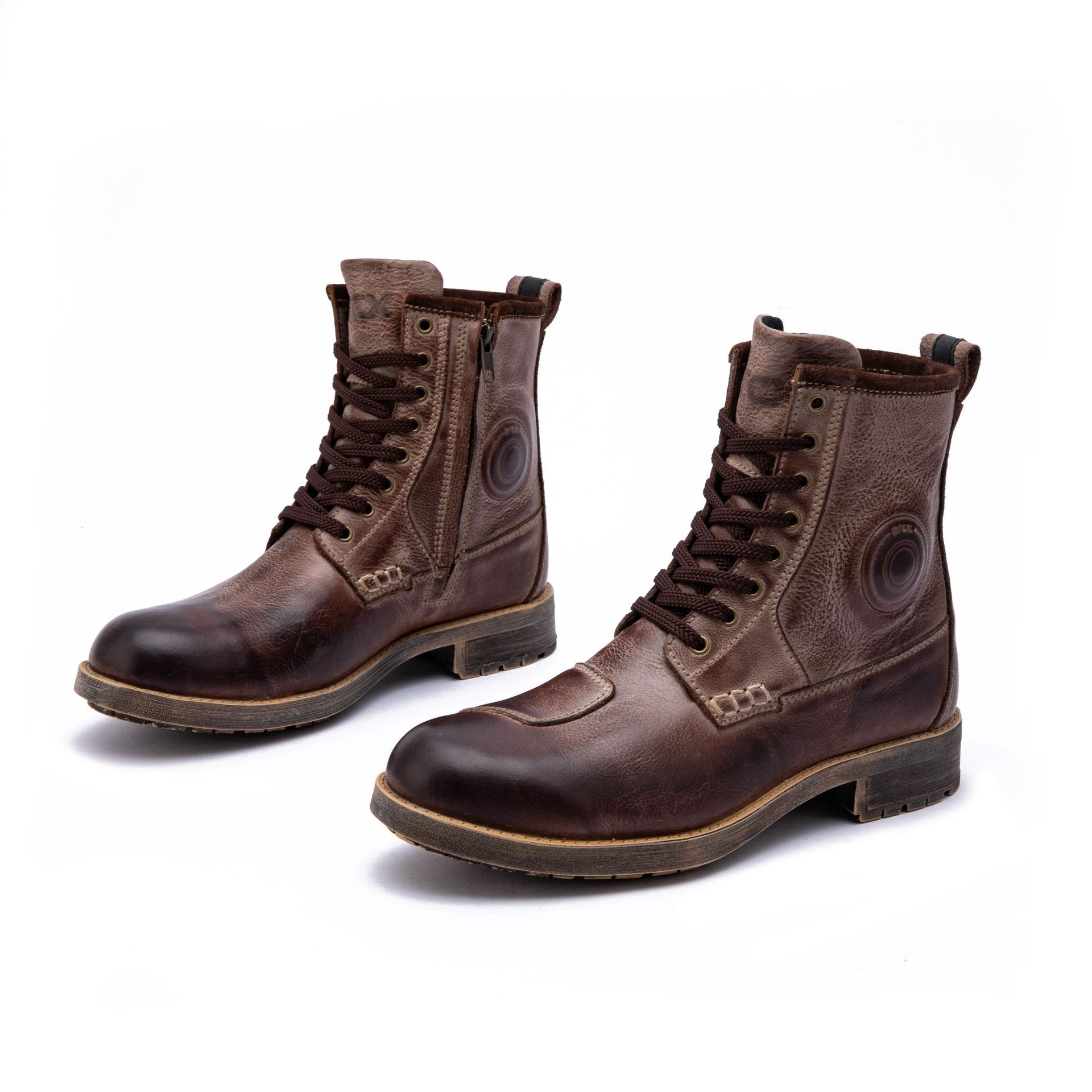 arcx Yakuqi L60900 Motorcycle Retro Riding Boots Non-Slip Road Waterproof Casual Cowhide Boots