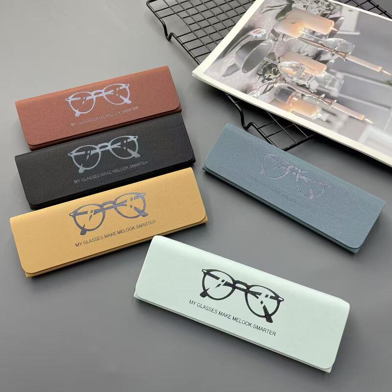 Wholesale eyeglass cases, pressure-resistant, durable, magnetic, high aesthetic value, suitable for students with myopia, optical eyeglass storage boxes, can be printed with logo