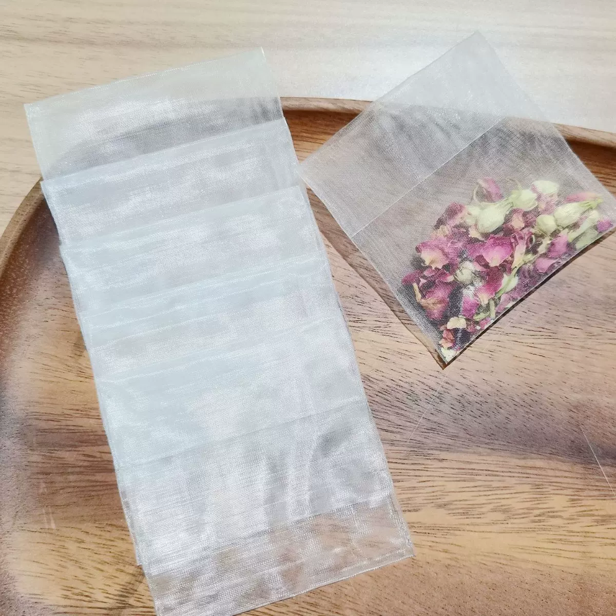 食品级尼龙反折茶包袋一次性煲汤煎药过滤袋厂家花茶袋茶叶袋