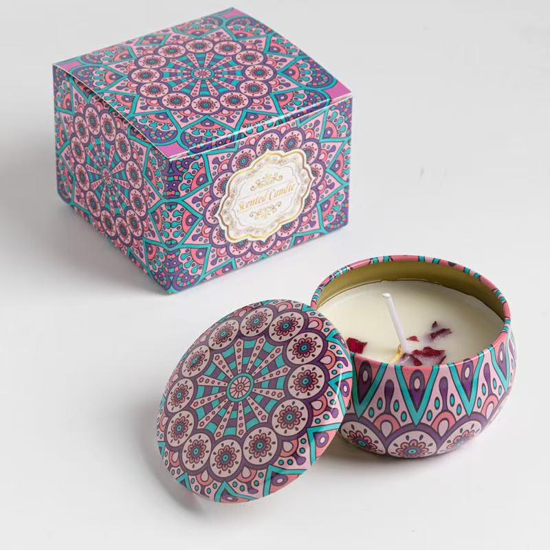 Bougie d'aromathérapie transfrontalière aux huiles essentielles pour purifier l'air de la maison. Parfum pour femme, idéal comme cadeau d'anniversaire pour une amie._voghion.com