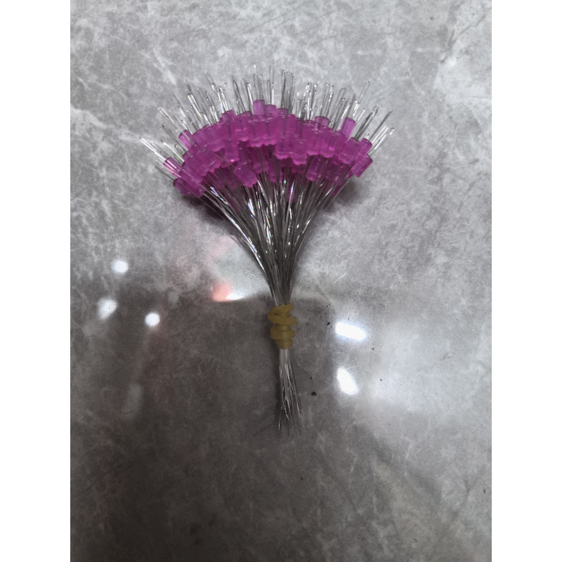200 Pieces of Rose-Red Plum Blossom-Shaped Super-Tight Rod Tips