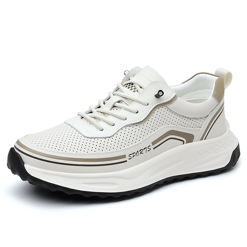 Calzado deportivo de malla de nuevo estilo de verano zapatos casuales de hombre de suela suave simple para hombre zapatos de hombre transpirables y antideslizantes al por mayor