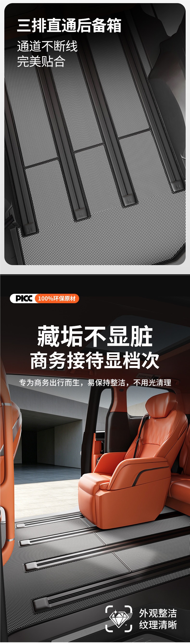 21-26 models of Great Wall Alpine 789 floor mats with carbon fiber weave pattern, middle row trunk mat, large four-seater, other wool, Guangzhou