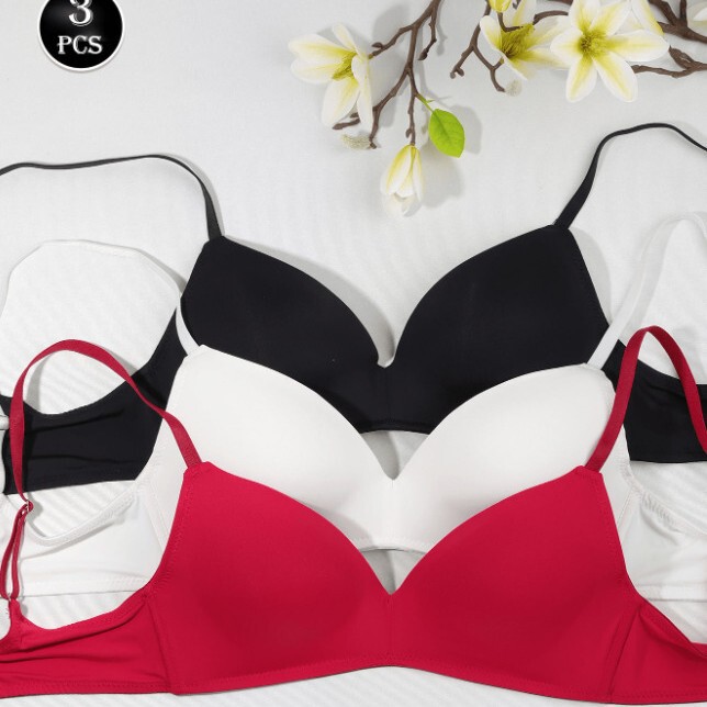3-color cross-border [wireless push-up bra] similar to Shein, smooth lift-up anti-sagging push-up bra in stock