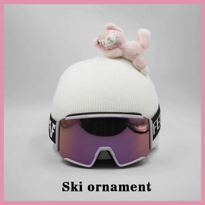 Universal Decoration Headgear Ski Helmet Snowboard Helmet Cover Universal (Auto Parts and Accessories) - side-lying-linabell-helmet-cover-only
