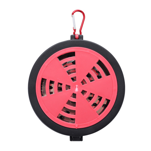 Outdoor mosquito coil tray portable hangable indoor mosquito coil box summer fishing mosquito repellent fireproof with lid plastic mosquito coil tray