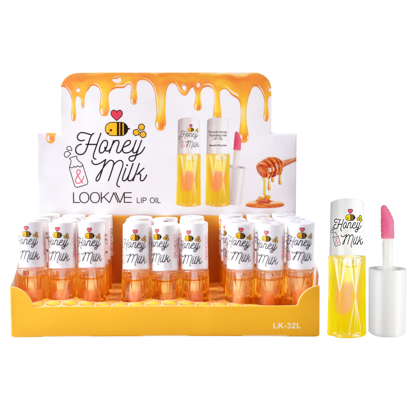 LOOKAVE Display Boxed Lip Oil Lip Oil Li...