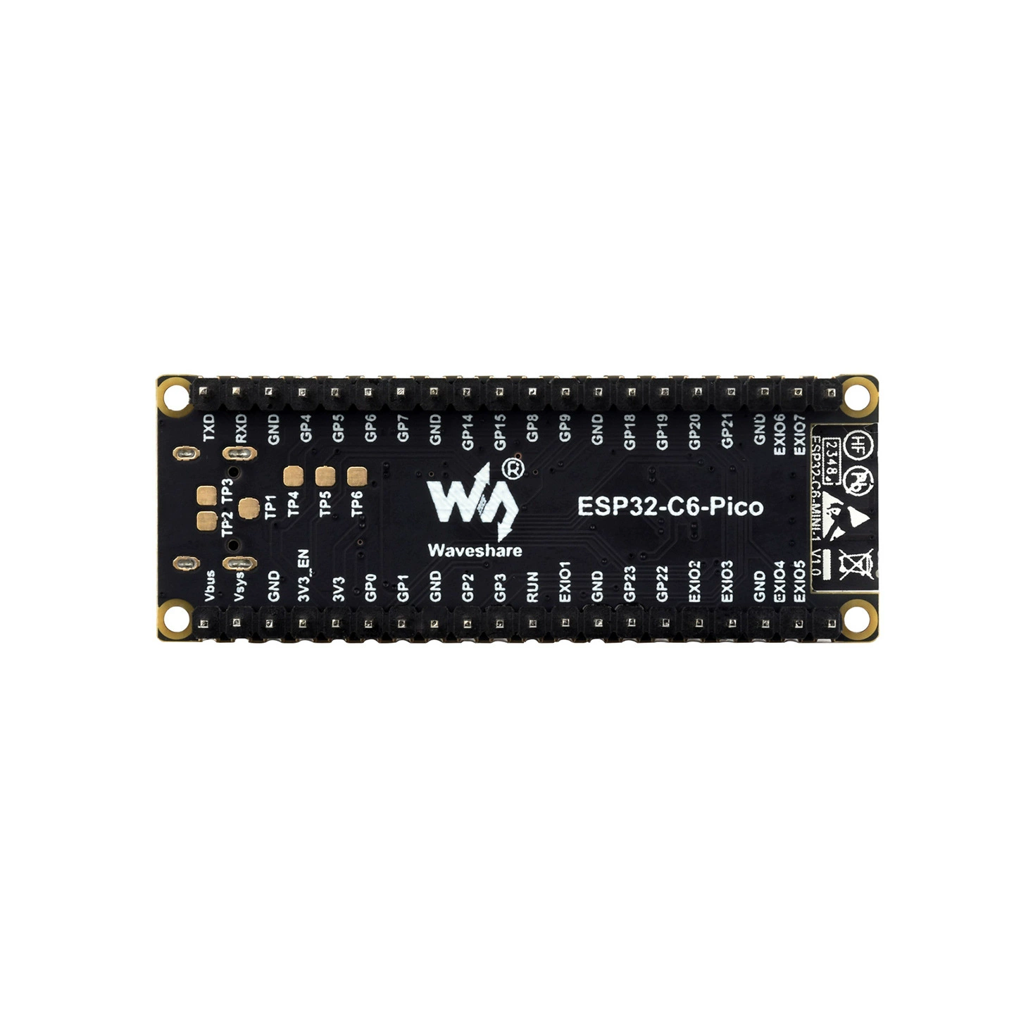 Плата управления ESP32-C6: микроконтроллер WiFi 6, 160 МГц, модуль ESP32-C6-MINI-1