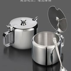 ステンレス調味缶の蓋と砂糖の杯のレストランの唐辛子の油の缶の多用途の缶の商用