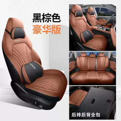 Modelə uyğun (Original) oturacaq örtükləri Seat Covers, Special Seat Covers - black-brown-deluxe-edition-all-inclusive-remarks