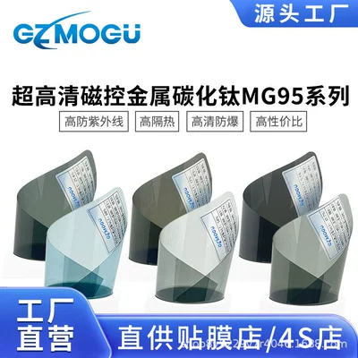 Ultra-High-Definition Magnetically Controlled Titanium Carbide Heat-Insulating 95 Car Solar Insulation Film Glass Explosion-Proof Film Ultra-High Transparency Film