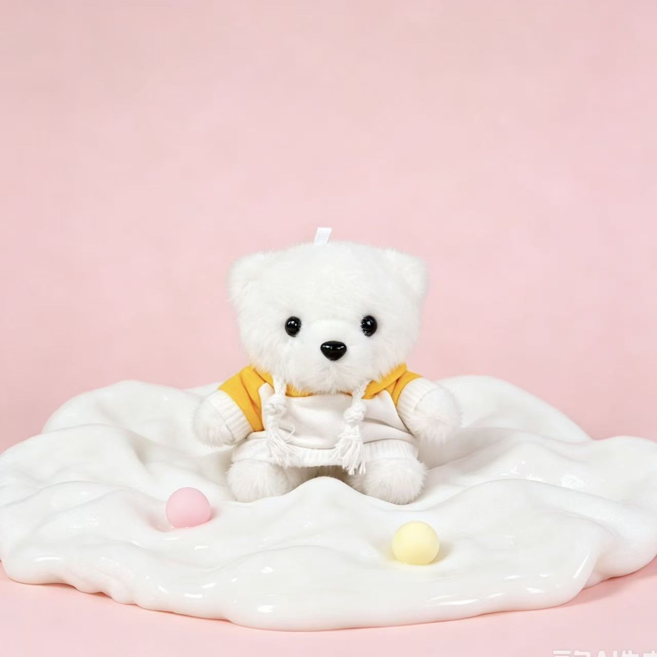 Vestido osos llaveros muñecas de peluche camisetas pantalones mochila colgante pequeño regalo colgante muñeca de peluche